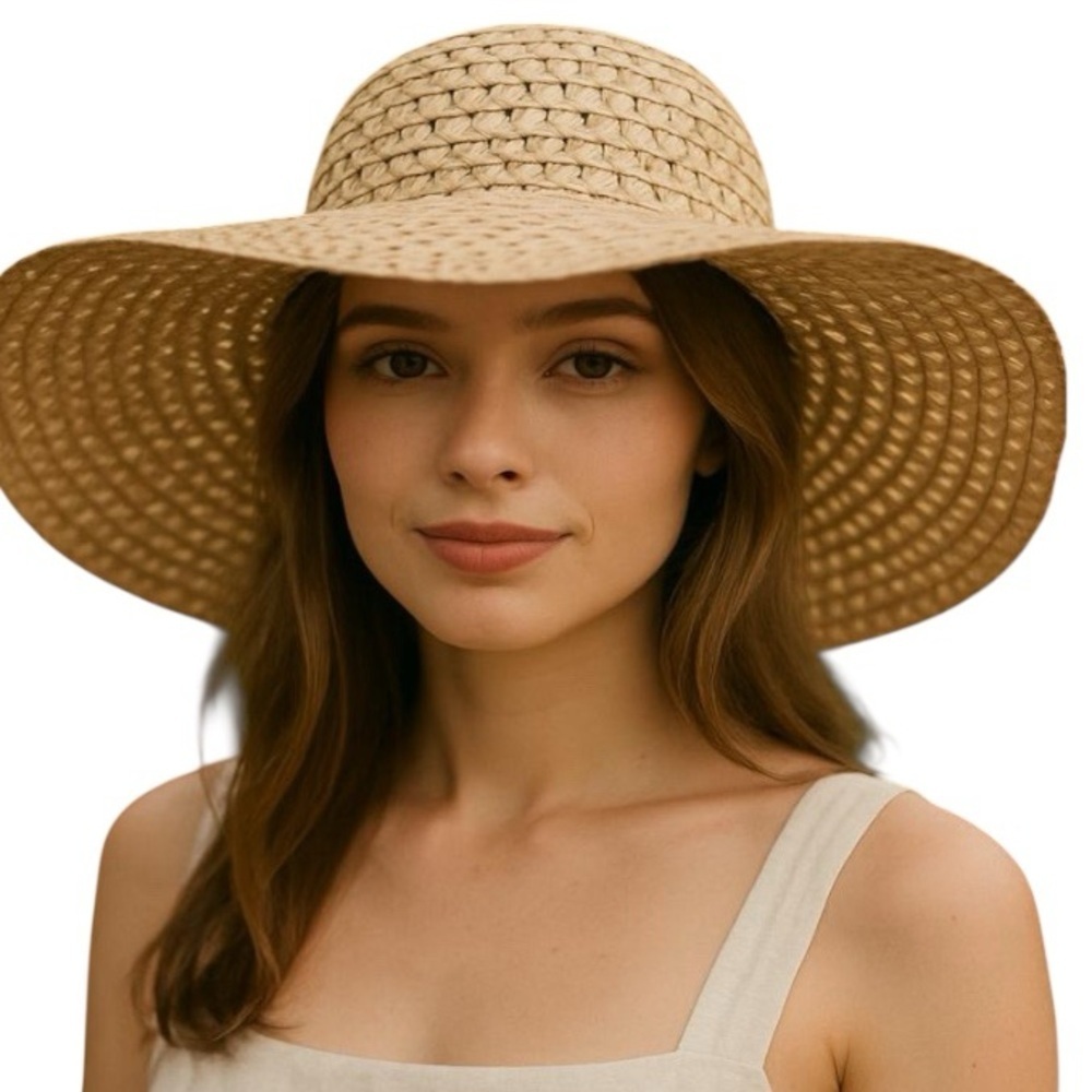 Women’s Straw Wide Brim Sun Hat Style JHP02008
